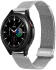 Dux Ducis Milanese Staal - Universeel Smartwatch Bandje 20MM - Zilver afbeelding 1