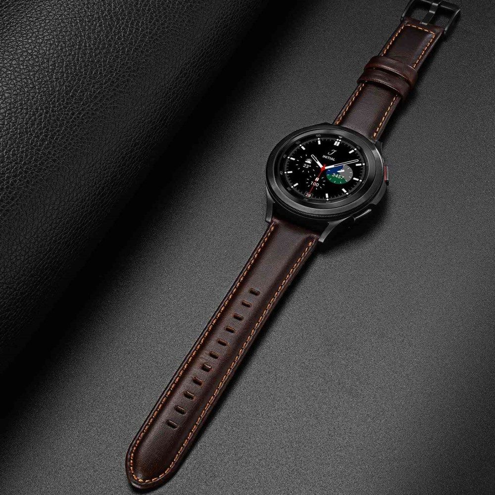 Dux Ducis Business - Universeel Smartwatch Bandje 22MM - Kunstleer - Coffee afbeelding 4