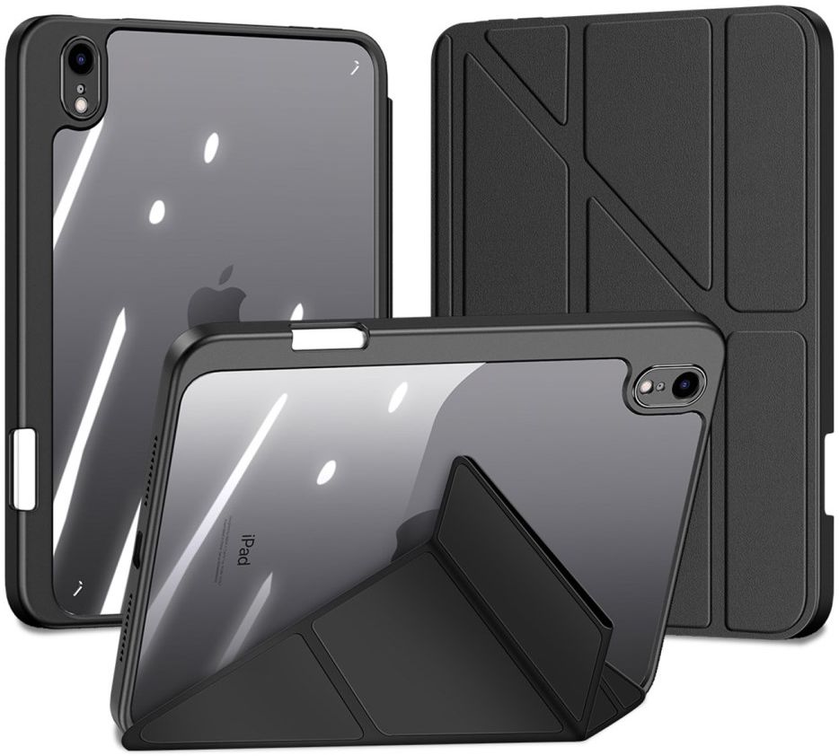 Dux Ducis Magi Series Apple iPad Mini 7/6 Hoes V-Fold Book Case Zwart afbeelding 2
