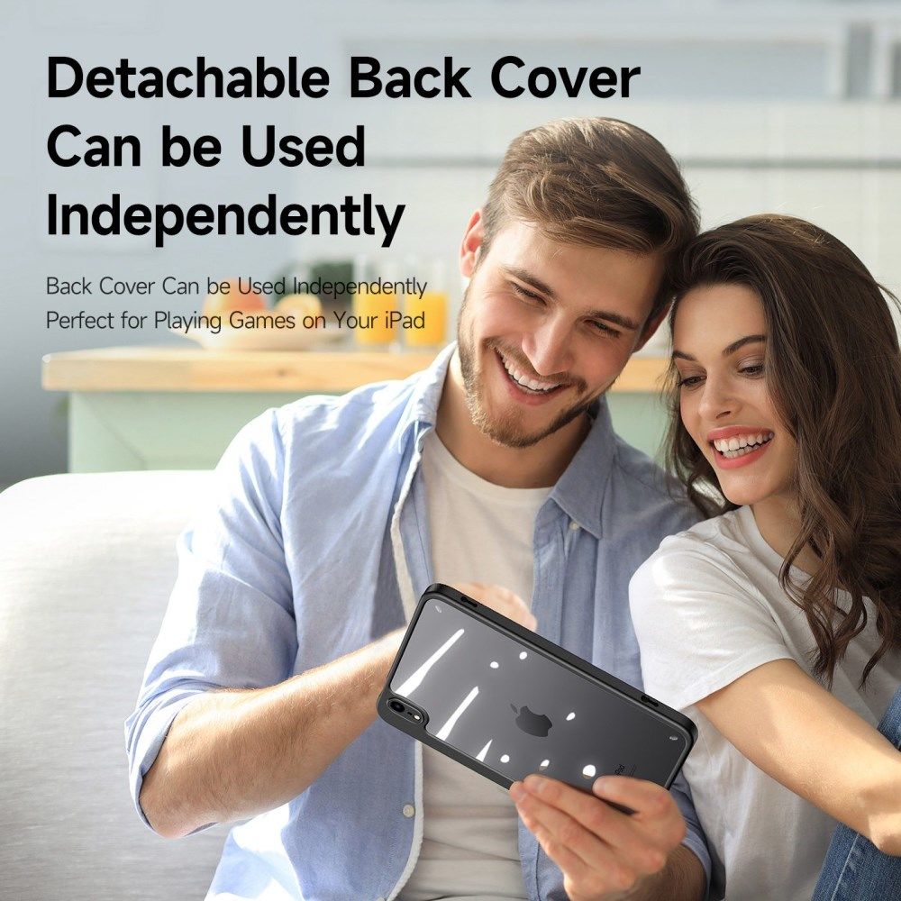 Dux Ducis Magi Series Apple iPad Mini 7/6 Hoes V-Fold Book Case Zwart afbeelding 6