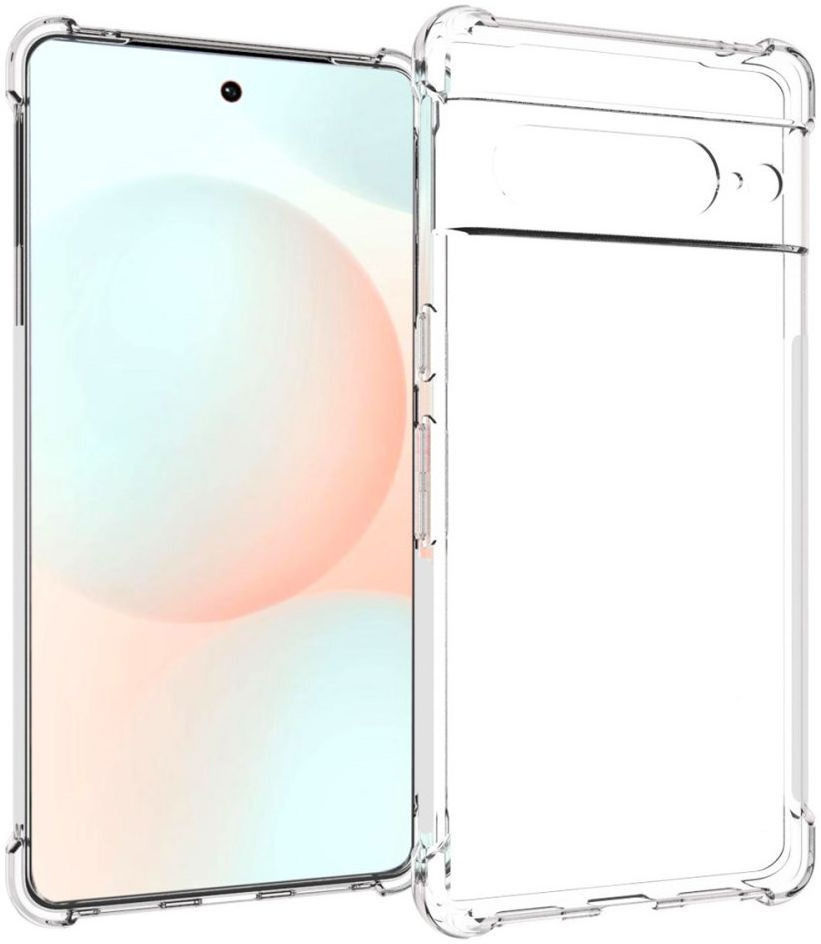 Google Pixel 7 Pro Hoesje Schokbestendig en Dun TPU Transparant afbeelding 12