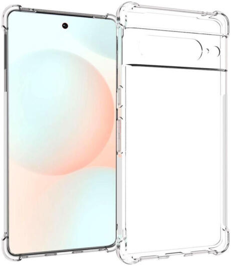 Google Pixel 7 Pro Hoesje Schokbestendig en Dun TPU Transparant afbeelding 12