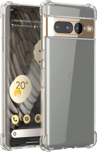 Google Pixel 7 Pro Hoesje Schokbestendig en Dun TPU Transparant afbeelding 13