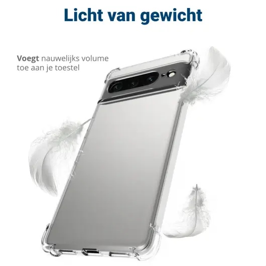 Google Pixel 7 Pro Hoesje Schokbestendig en Dun TPU Transparant afbeelding 6