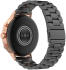 Universeel Smartwatch 18MM Bandje Roestvrij Staal Schakels Zwart afbeelding 2