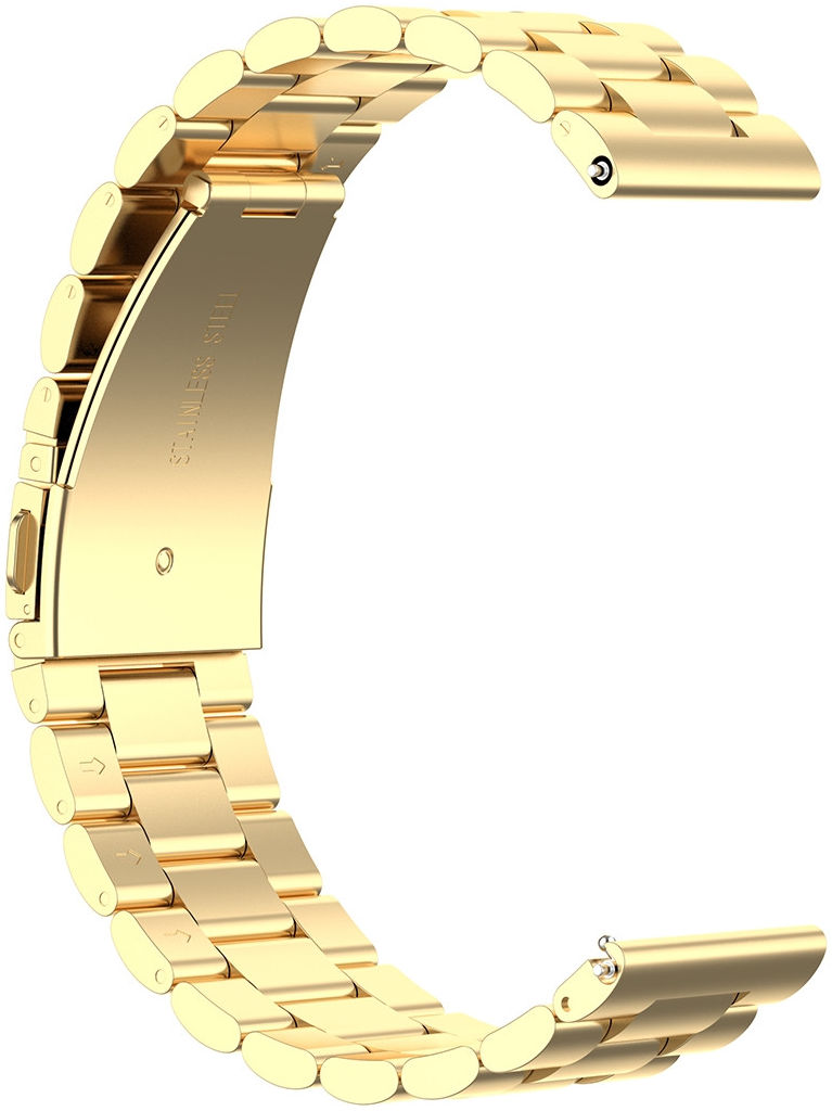 Universeel Smartwatch 18MM Bandje Roestvrij Staal Schakels Goud afbeelding 4
