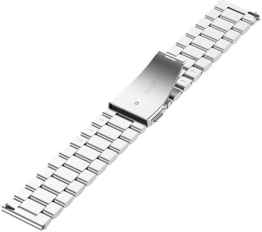 Universeel Smartwatch 18MM Bandje Roestvrij Staal Schakels Zilver afbeelding 3