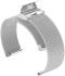 Universeel Milanees Smartwatch 18MM Bandje - Roestvrij Staal - Zilver afbeelding 4