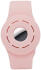 Apple AirTag Horloge Bandje voor Kinderen Siliconen met Drukknoop Roze afbeelding 1