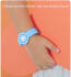 Apple AirTag Horloge Bandje voor Kinderen Siliconen met Drukknoop Roze afbeelding 2