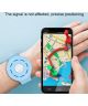 Apple AirTag Bandje voor Kinderen Siliconen met Drukknoop Blauw