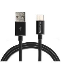 4smarts USB-A naar Micro-USB Kabel 1 Meter Zwart