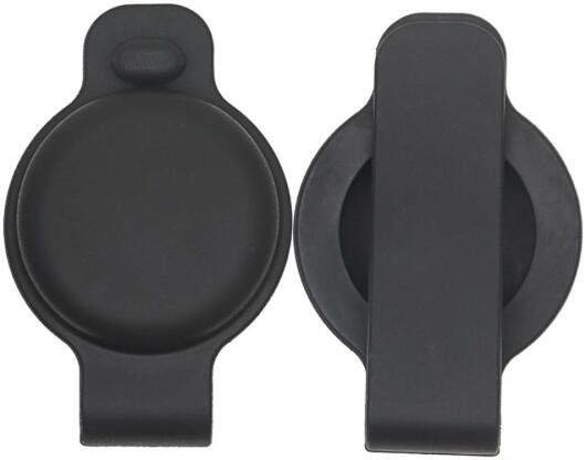 Apple AirTag Hoesje Siliconen voor Halsband Huisdieren (hond/kat) Zwart afbeelding 4