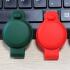 Apple AirTag Hoesje Siliconen voor Halsband Huisdieren Rood afbeelding 6
