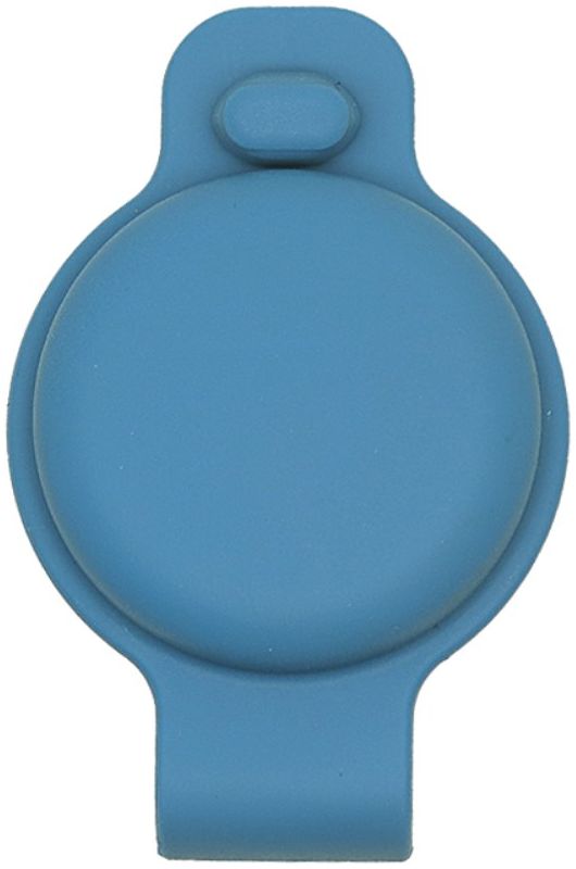 Apple AirTag Hoesje Siliconen voor Halsband Huisdieren Blauw afbeelding 1