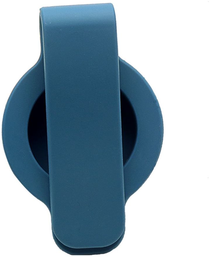 Apple AirTag Hoesje Siliconen voor Halsband Huisdieren Blauw afbeelding 3