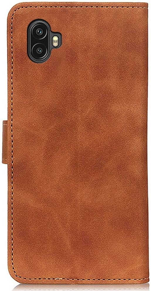 KHAZNEH Samsung Galaxy Xcover 6 Pro Hoesje Wallet Book Case Bruin afbeelding 9