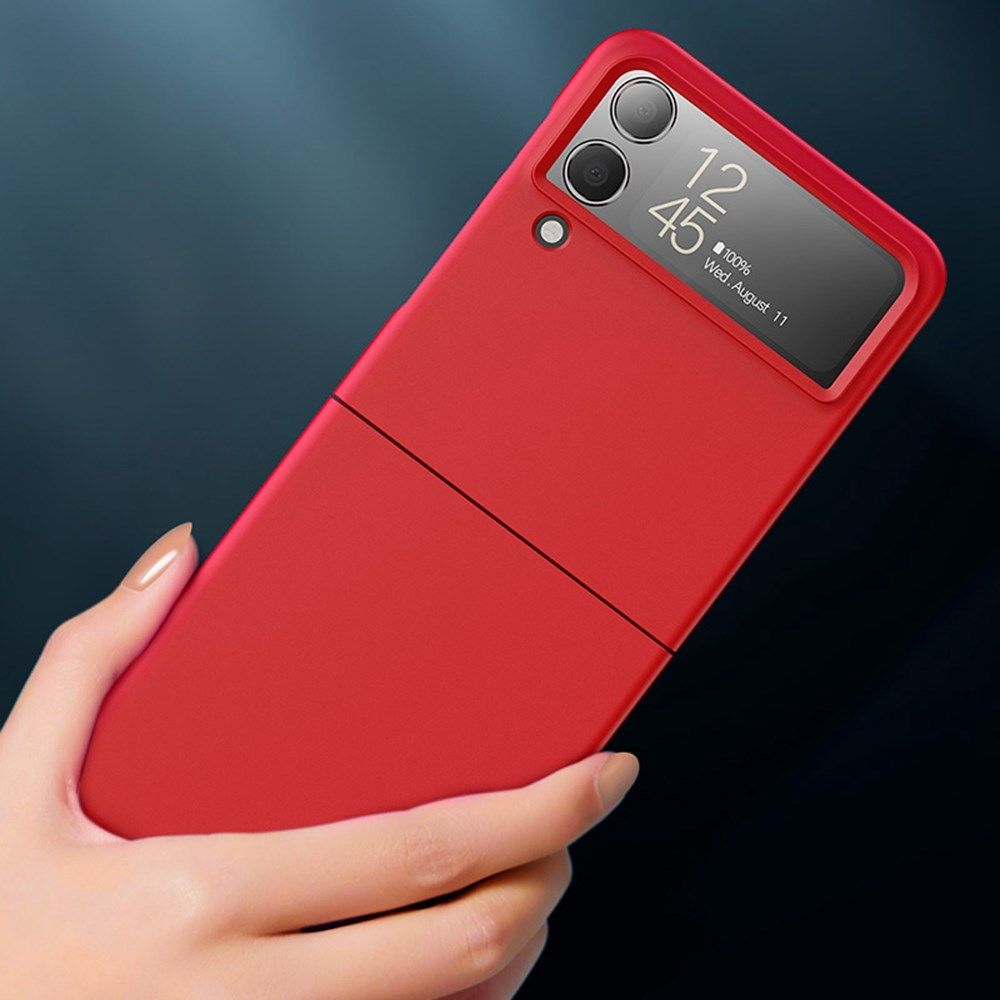 Samsung Galaxy Z Flip 4 Hoesje Back Cover Hard Plastic Rood afbeelding 6