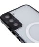 Samsung Galaxy S22 Hoesje Camera Protectie MagSafe Back Cover Zwart