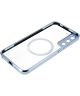 Samsung Galaxy S22 Hoesje Camera Protectie MagSafe Back Cover Blauw