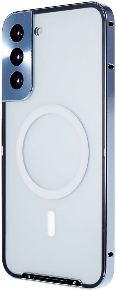 Samsung Galaxy S22 Hoesje Camera Protectie MagSafe Back Cover Blauw afbeelding 3