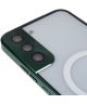 Samsung Galaxy S22 Plus Hoesje Camera Protectie MagSafe Case Groen