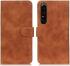 KHAZNEH Sony Xperia 1 IV Hoesje Retro Wallet Book Case Bruin afbeelding 2