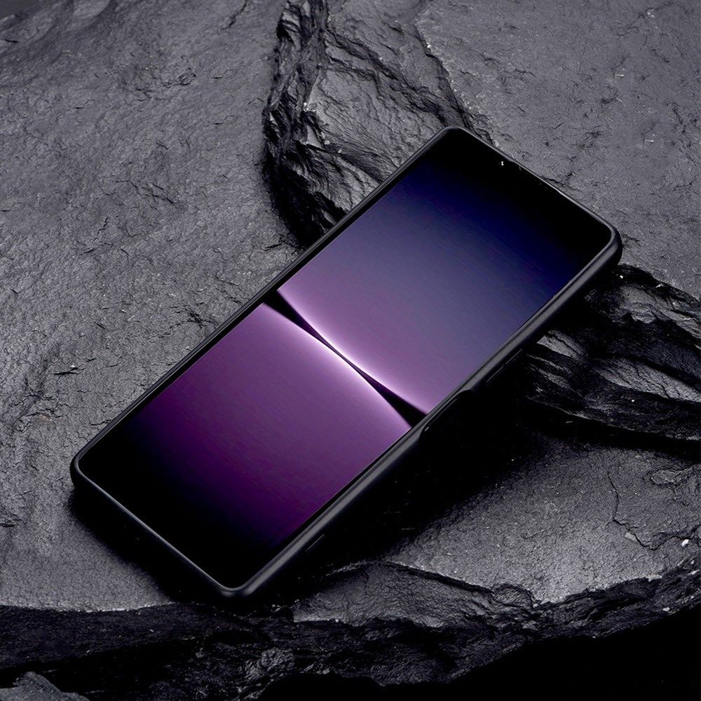 Sony Xperia 1 IV Hoesje Kunstleer Back Cover met Kickstand Zwart afbeelding 3