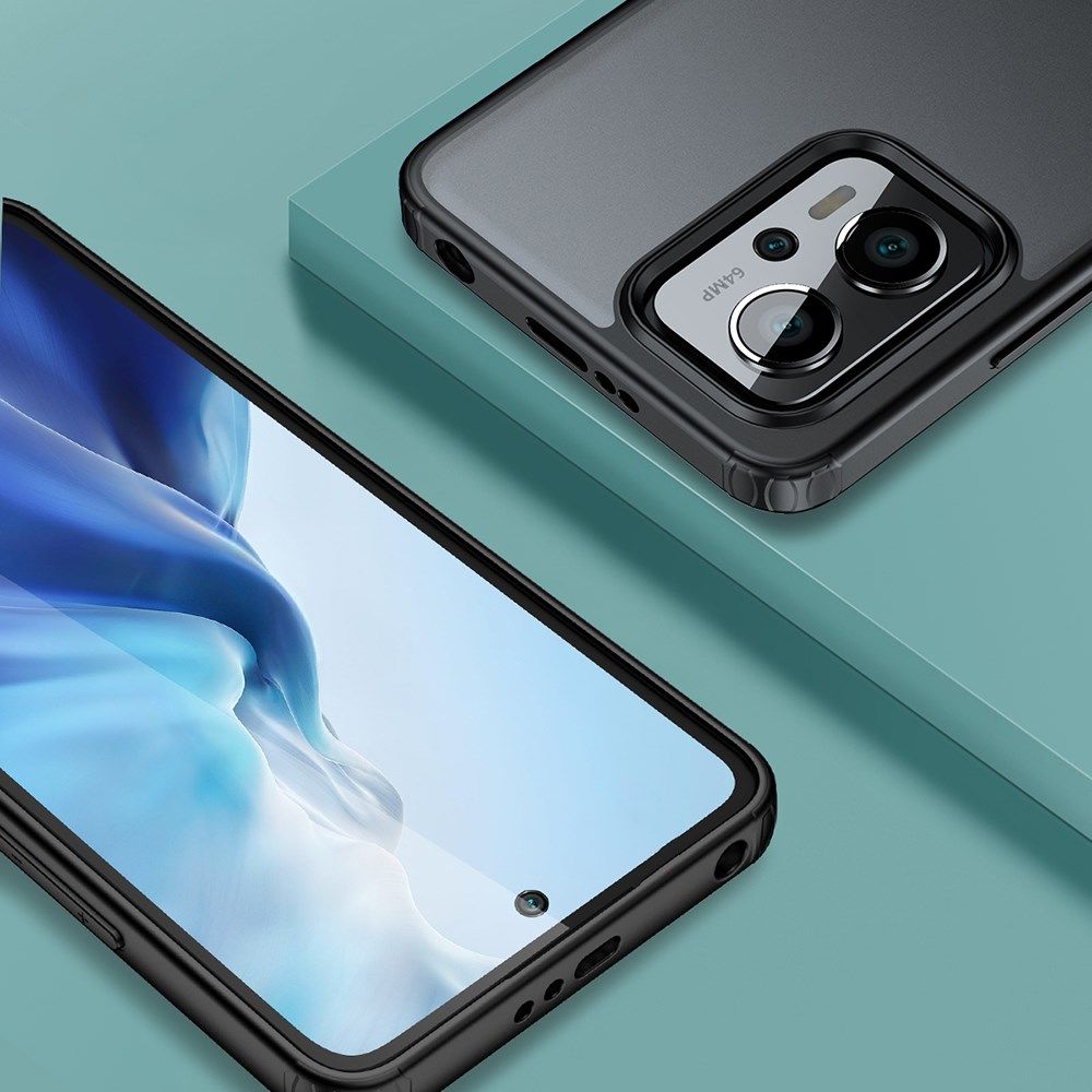 Xiaomi Poco X4 GT Hoesje Armor Back Cover Transparant Blauw afbeelding 6
