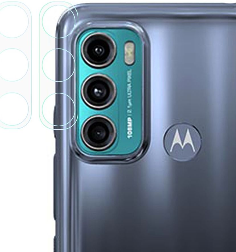 Motorola Moto G60 Camera Lens Protector 3D Tempered Glass (2-Pack) afbeelding 1
