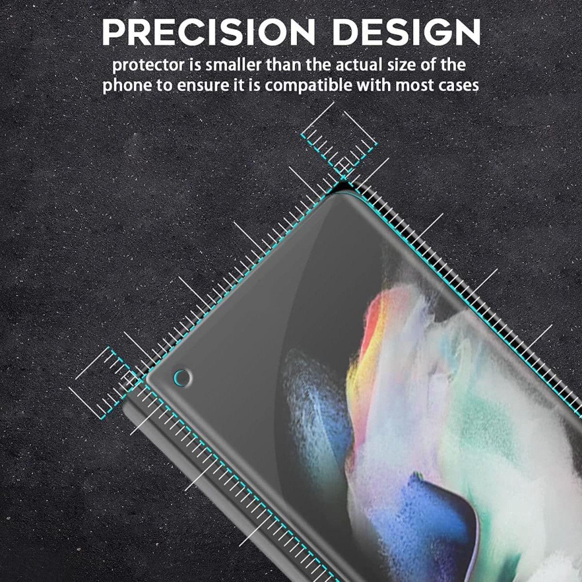 Samsung Galaxy Z Fold 4 Screen Protector TPU Anti-Glare Display Folie afbeelding 3