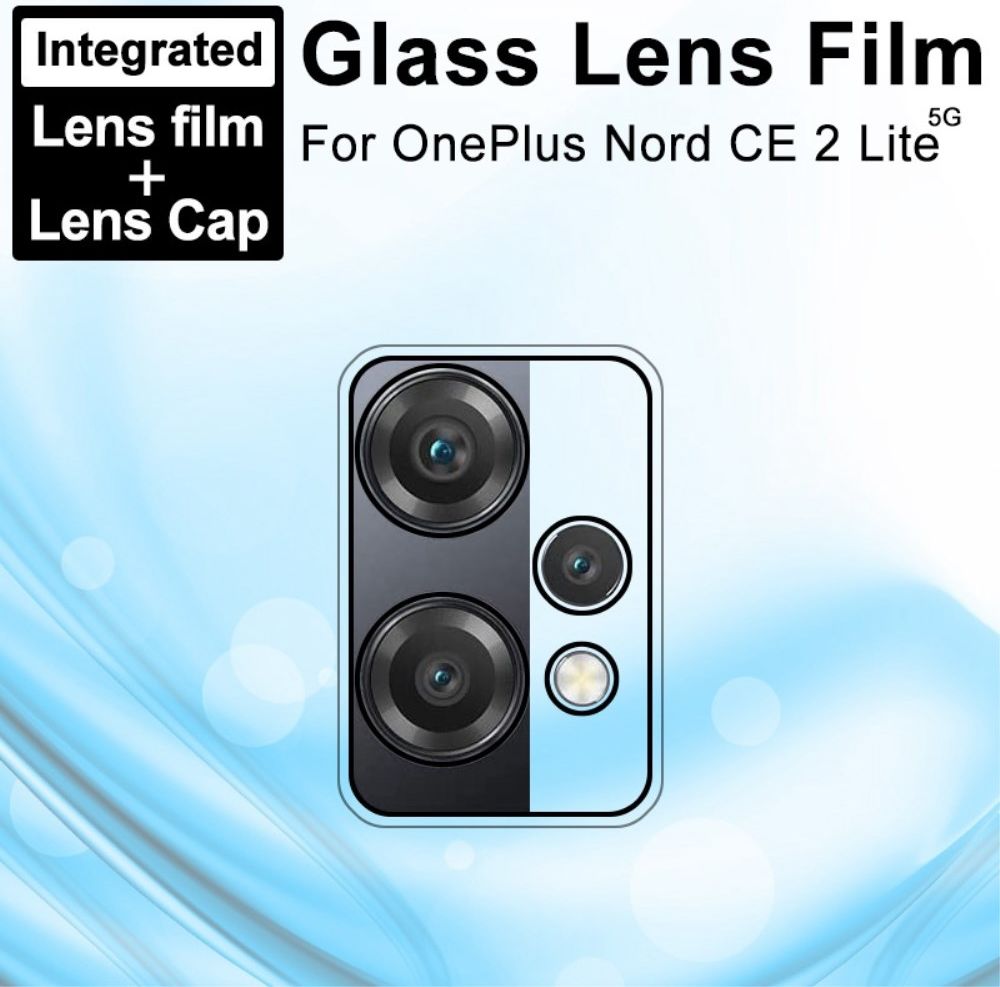 Imak OnePlus Nord CE 2 Lite Camera Lens Protector + Lens Cap Clear afbeelding 3
