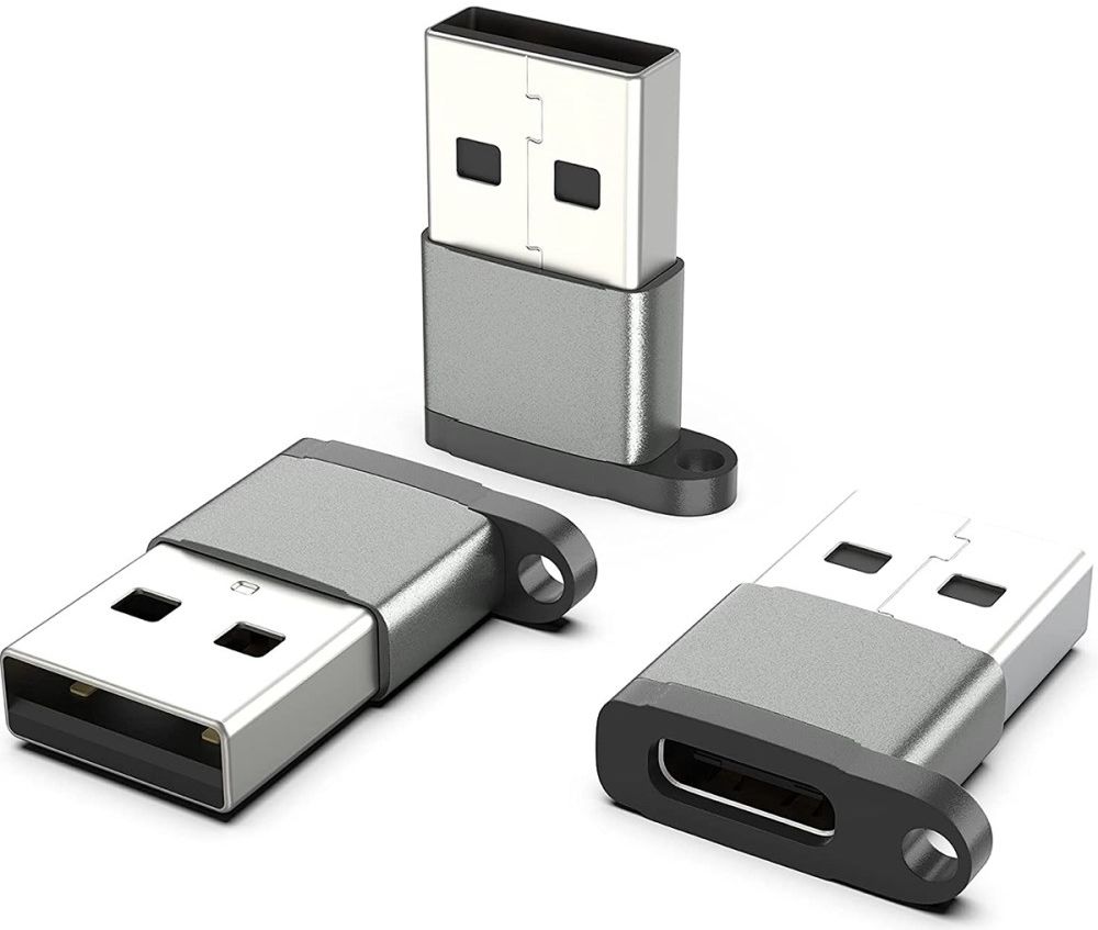 Universele USB 2.0 naar USB-C Converter/Adapter Zwart afbeelding 9