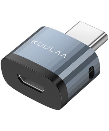 Universele USB-C naar Micro USB Adapter/Converter Grijs Kabels