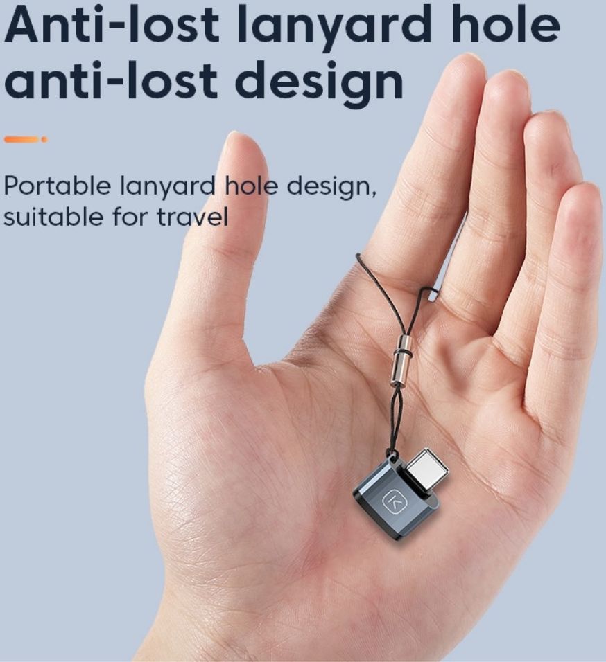 Universele USB-C naar Micro USB Adapter/Converter Grijs afbeelding 8