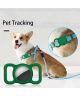 Apple AirTag Hoesje Siliconen voor Huisdieren Halsband Hond/Kat Zwart