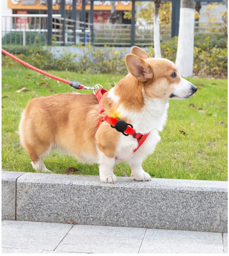 Apple AirTag Hoesje Siliconen voor Huisdieren Halsband Hond/Kat Blauw afbeelding 10