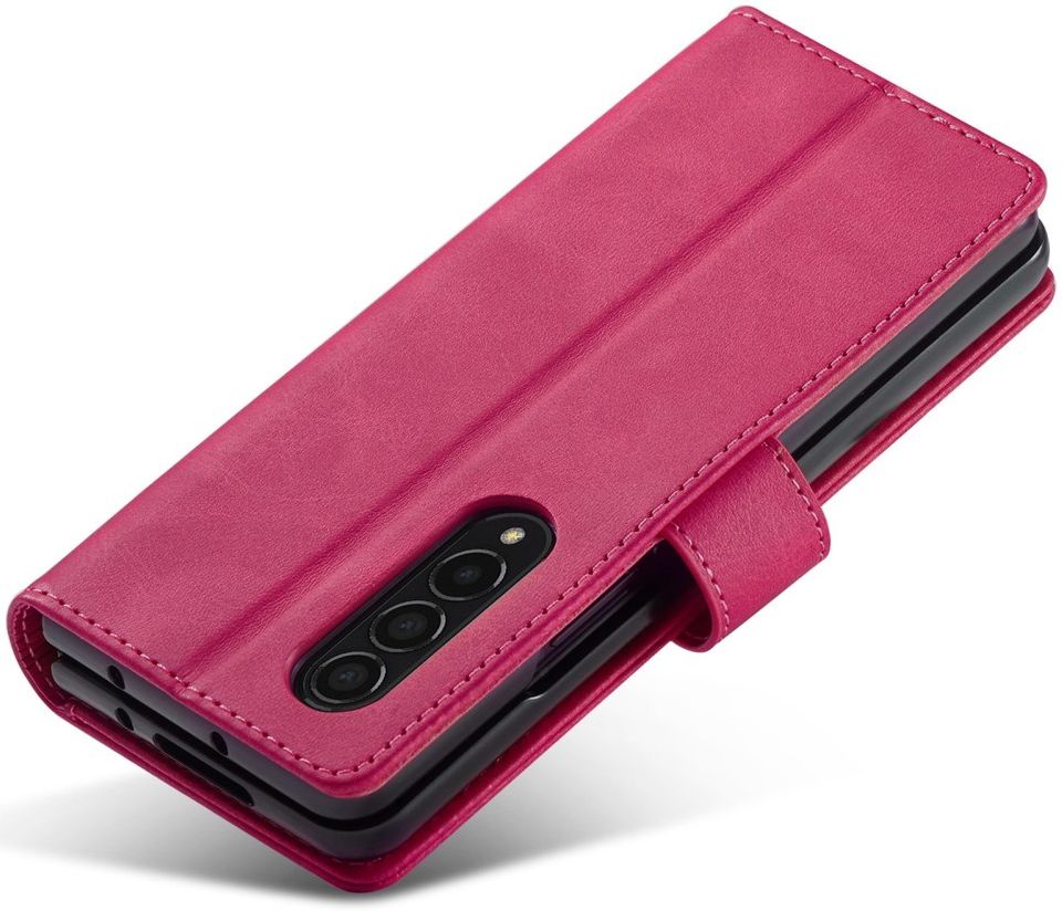 LC.IMEEKE Samsung Galaxy Z Fold 4 Hoesje Portemonnee Book Case Roze afbeelding 6