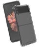 Samsung Galaxy Z Flip 4 Hoesje Schokbestendig Back Cover Transparant
