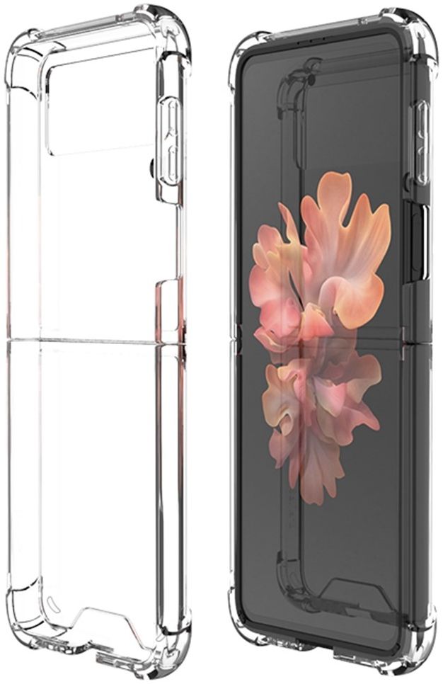 Samsung Galaxy Z Flip 4 Hoesje Schokbestendig Back Cover Transparant afbeelding 2