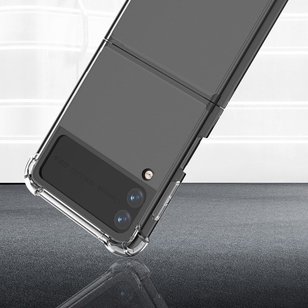 Samsung Galaxy Z Flip 4 Hoesje Schokbestendig Back Cover Transparant afbeelding 5