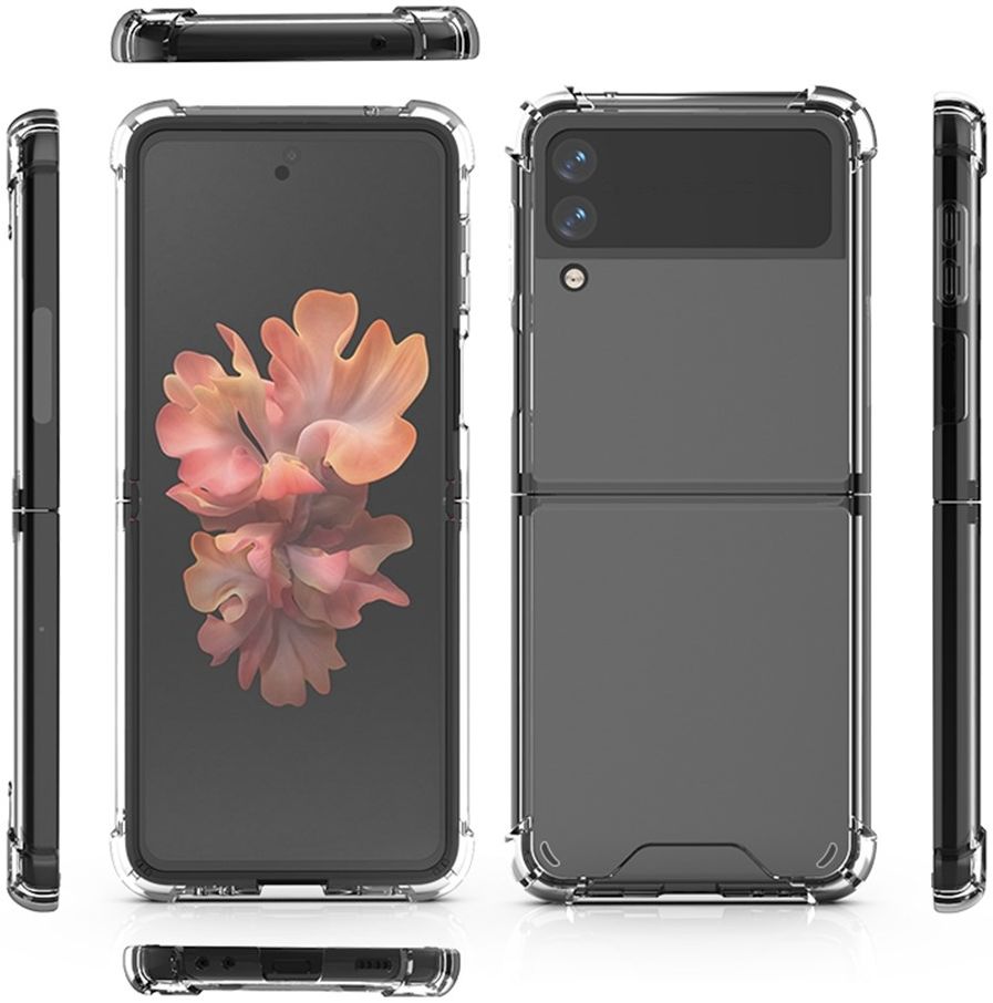 Samsung Galaxy Z Flip 4 Hoesje Schokbestendig Back Cover Transparant afbeelding 8