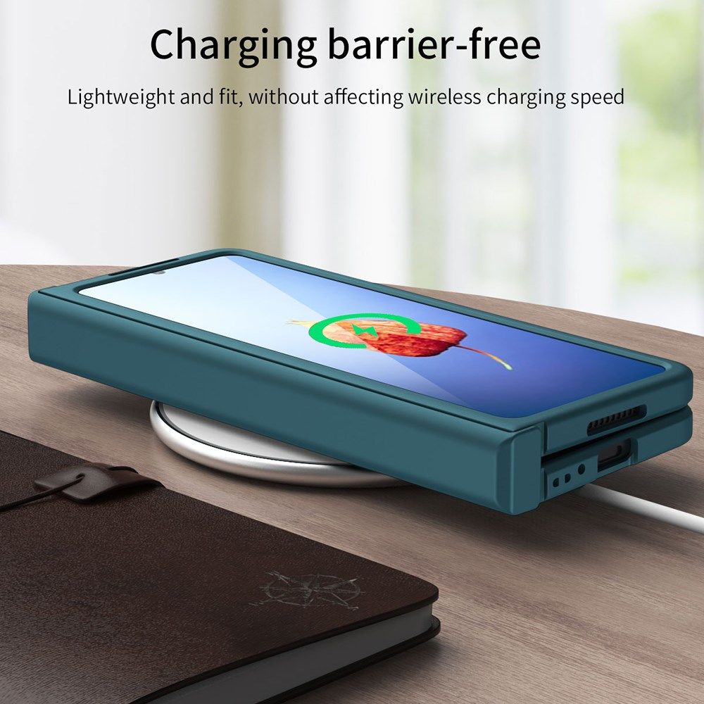Samsung Galaxy Z Fold 4 Hoesje Hard Plastic Hinge Cover Zwart afbeelding 10
