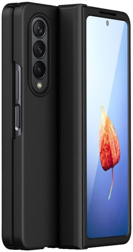 Samsung Galaxy Z Fold 4 Hoesje Hard Plastic Hinge Cover Zwart afbeelding 1