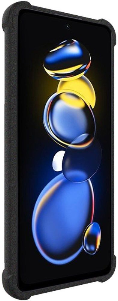 Imak Xiaomi Poco X4 GT Hoesje Flexibel TPU + Screen Protector Zwart afbeelding 3