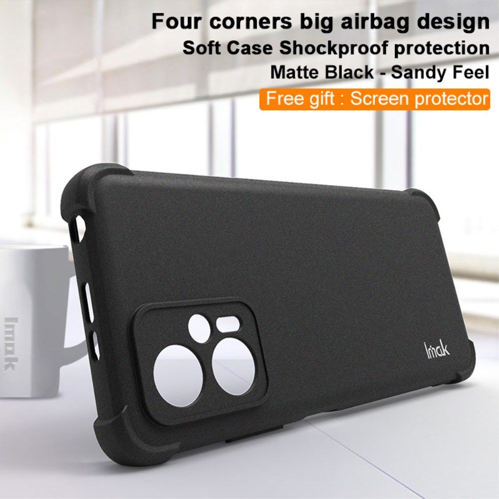 Imak Xiaomi Poco X4 GT Hoesje Flexibel TPU + Screen Protector Zwart afbeelding 4