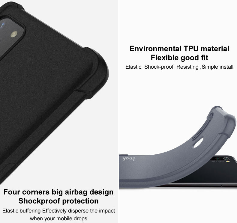 Imak Xiaomi Poco X4 GT Hoesje Flexibel TPU + Screen Protector Grijs afbeelding 8