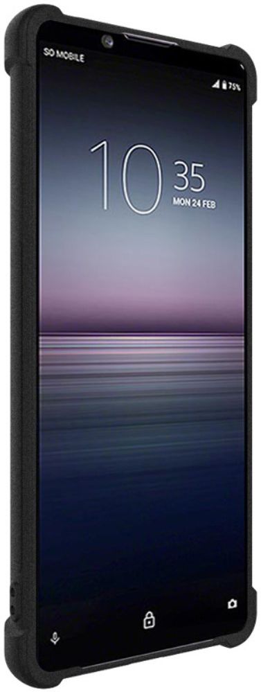 Imak Sony Xperia 1 IV Hoesje Flexibel TPU + Screen Protector Zwart afbeelding 3