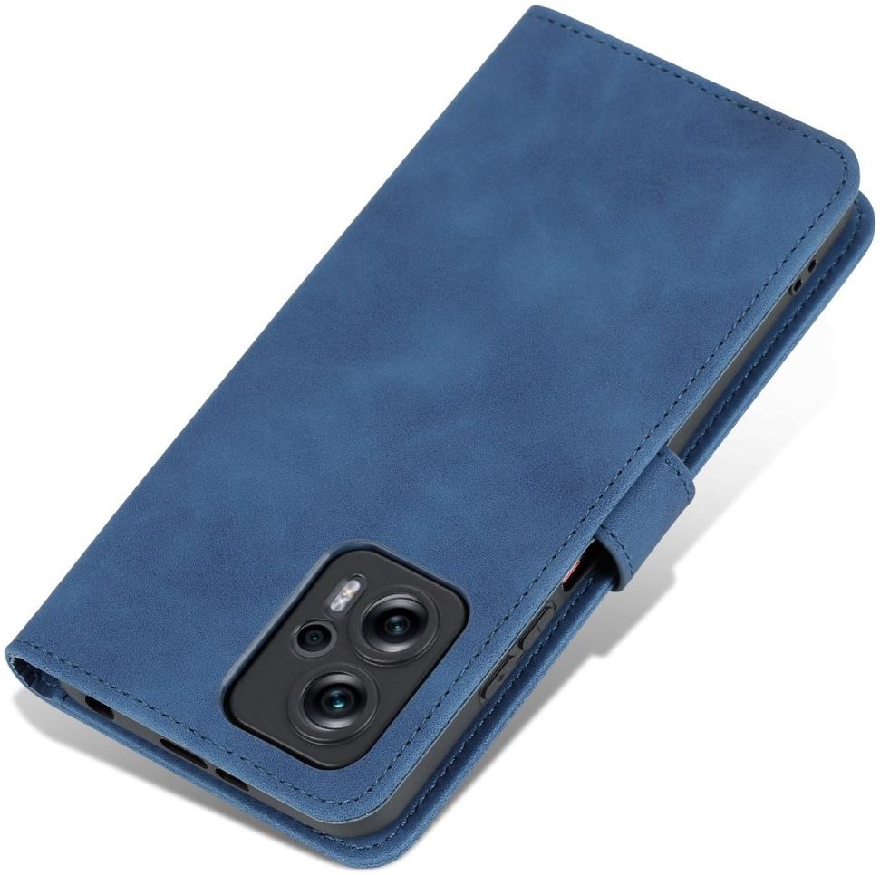 AZNS Xiaomi Poco X4 GT Hoesje Wallet Book Case Kunstleer Blauw afbeelding 9