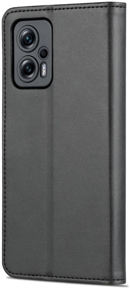 AZNS Xiaomi Poco X4 GT Hoesje Wallet Book Case Kunstleer Zwart afbeelding 5